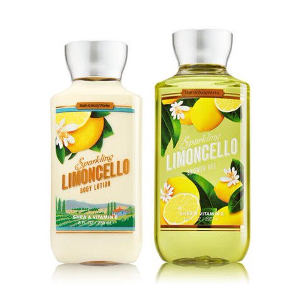 Bath & Body Works SPARKLING LIMONCELLO Combo Pack Body Lotion (8 Oz