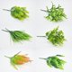 thumbnail image 3 of Xiao Hua 10 paquetes de pequeñas plantas artificiales falsas para decoración de interiores, para el hogar, la oficina, el baño, la granja, L, 3 of 3