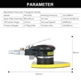 thumbnail image 3 of ,Pneumatic Orbit Sander Care Rust Removal Detail Sander Car Sander Car Paint Air Sander Polisher Rust Removal Wood Orbit Sander Air Sander Polisher Palm Sander Detail Car Paint Care, 3 of 7