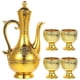 thumbnail image 1 of Temple Ceremony Set Offering Cup Buddhist Offering Cup Kettle 1 Set Golden Traditional Style Round And Smooth Edges Ritual Sacrifice, 1 of 1