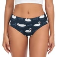 thumbnail image 1 of Balery Cartoon Swan Ropa Interior de Algodón para Mujer con Dibujo – Braguitas Cómodas y Elásticas, Estilo Clásico-X-Small, 1 of 6
