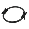 thumbnail image 4 of Anillo de fitness de Pilates, equipo ergonómico, entrenamiento de núcleo práctico, círculo de ejercicios para mujeres, entrenamiento, tonos muslos Negro, 4 of 8