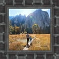 thumbnail image 3 of 15x15 Black Wide Bamboo Picture Frame - UV Acrylic, Foam Board Backing, Hanging Hardware, 3 of 8