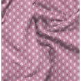 thumbnail image 1 of Soimoi Polyester Crepe Fabric Fleur_de_lis Damask Printed Fabric 1 Yard 42 Inch Wide, 1 of 6