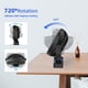 thumbnail image 3 of Mini ventilador de clip USB de 8 pulgadas con batería de 10000 mAh, ventilador de escritorio pequeño portátil, 4 velocidades, doble rotación de 360°, con cable USB, adecuado para familias, oficinas, 3 of 5