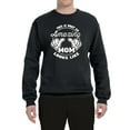 thumbnail image 2 of Wild Bobby, This is What an Amazing Mom Looks Like, Mother's Day, Unisex Crewneck Graphic Sweatshirt, Black, Small, 2 of 3