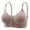 Purple, variant on Bigersell Daisy Bras Women Front Snap Closure Push-up Bra No Underwire Comfortable Soft V-Neck Full-Coverage Wireless Bras Female Padded Bralette Wire-Free Bra Style-R7, Black 3XL