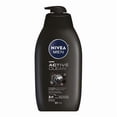 thumbnail image 1 of NIVEA MEN Active Clean Body Wash | 3-in-1 Men Shower Gel (Body, Face & Hair), 887mL, 1 of 2