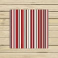 thumbnail image 1 of ABPHQTO Toallas de rayas verticales gris rojo, playa, baño, piscina, sprot, viaje, toalla de mano, spa, tamaño 33x33 cm ABPHQTO Towel-ZK-09-13x13, 1 of 1