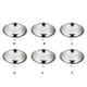 thumbnail image 2 of Ounissouiy Tapa resistente de sartenes de acero inoxidable con tapa de wok visualizada de acero inoxidable visualizada Cocina y Comedor 34cm, 2 of 6