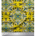 thumbnail image 1 of Soimoi Cotton Cambric Fabric Tiles Moroccan Print Sewing Fabric Yard 42 Inch Wide, 1 of 1
