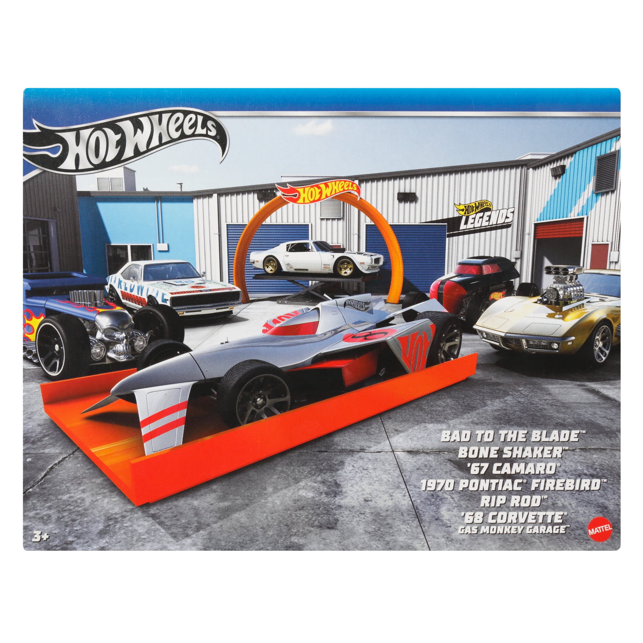 Hot Wheels 1:64 Scale Die-Cast Toy Cars & Trucks, Set of 6 HW Legends Vehicles (Styles May Vary) [Walmart Exclusive]