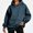 Blue, variant on DJDLJWCJ Womens Oversized Hoodies Loose Fit Long Sleeve Hooded Swatshirts Solid Color Pullover Tops Blue Size S