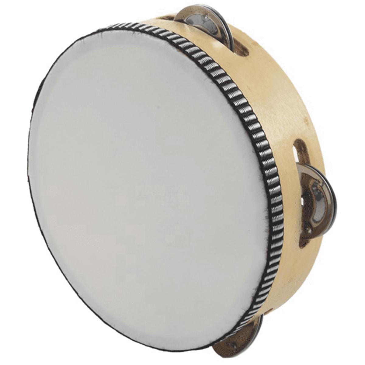 6pcs 6 Inches Early Education Teaching Aids Hand Tambourine Children Percussion Tambourine Dance Hand Drum with 4 Bells