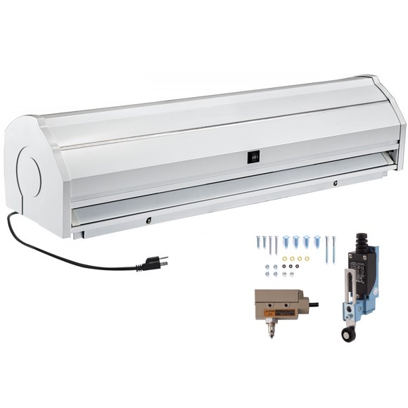VEVOR Rideau d'Air 36 Pouces, 2 Vitesses Rideau d'Air Intérieur Commercial, Testé selon les Normes UL Certifié, Certifié CE, Volume d'Air 668 CFM avec 2 Micro-Interrupteurs Faciles à Installer (Interrupteur de Limite), 110 V Non Chauffé
