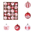 thumbnail image 2 of Vrorvz Christmas Ornaments Set Shatterproof Plastic Electroplated Christmas Balls for Tree Holiday Decor Indoor Outdoor Hanging Ornaments Classic Christmas Ornaments Christmas Balls Ornaments 11.8in, 2 of 5