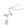 thumbnail image 1 of Guardurnaity Collar Flor Atractivo Encanto Amigable con la piel Colgante Exquisitamente pulido Accesorios de vestir Moda delicada Ropa, zapatos y accesorios Miscelánea Plata, 1 of 6
