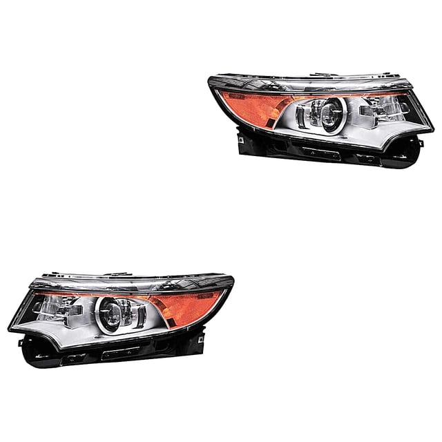 Par de Faros Edge 2011 A 2014 Ford TYC .