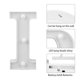 thumbnail image 1 of Lámpara 3D 26 Letras Alfabeto LED Marquee Sign Light Interior Wall Hang Night Lamp (I Tmvgtek Para estrenar, 1 of 7