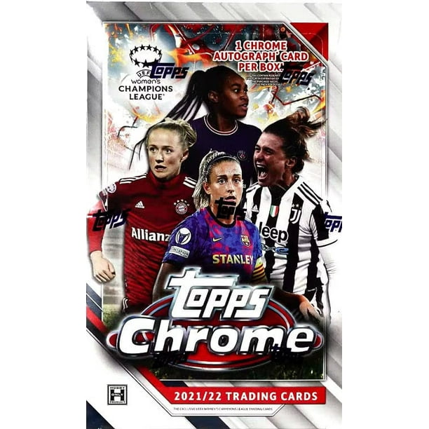 2021-22 Topps Chrome UEFA Women's Soccer Hobby Box - Walmart.com