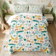 thumbnail image 2 of Erosebridal Giraffe Twin Quilt Set for Boys Girls, Tropical Jungle Twin Coverlet Set, 2-Piece 1 Bedspread and 1 Pillowcase, 2 of 7