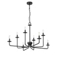 thumbnail image 6 of Millennium Lighting  Marceline 8/10 Chandelier Ceiling Light 8 - Matte Black, 6 of 6