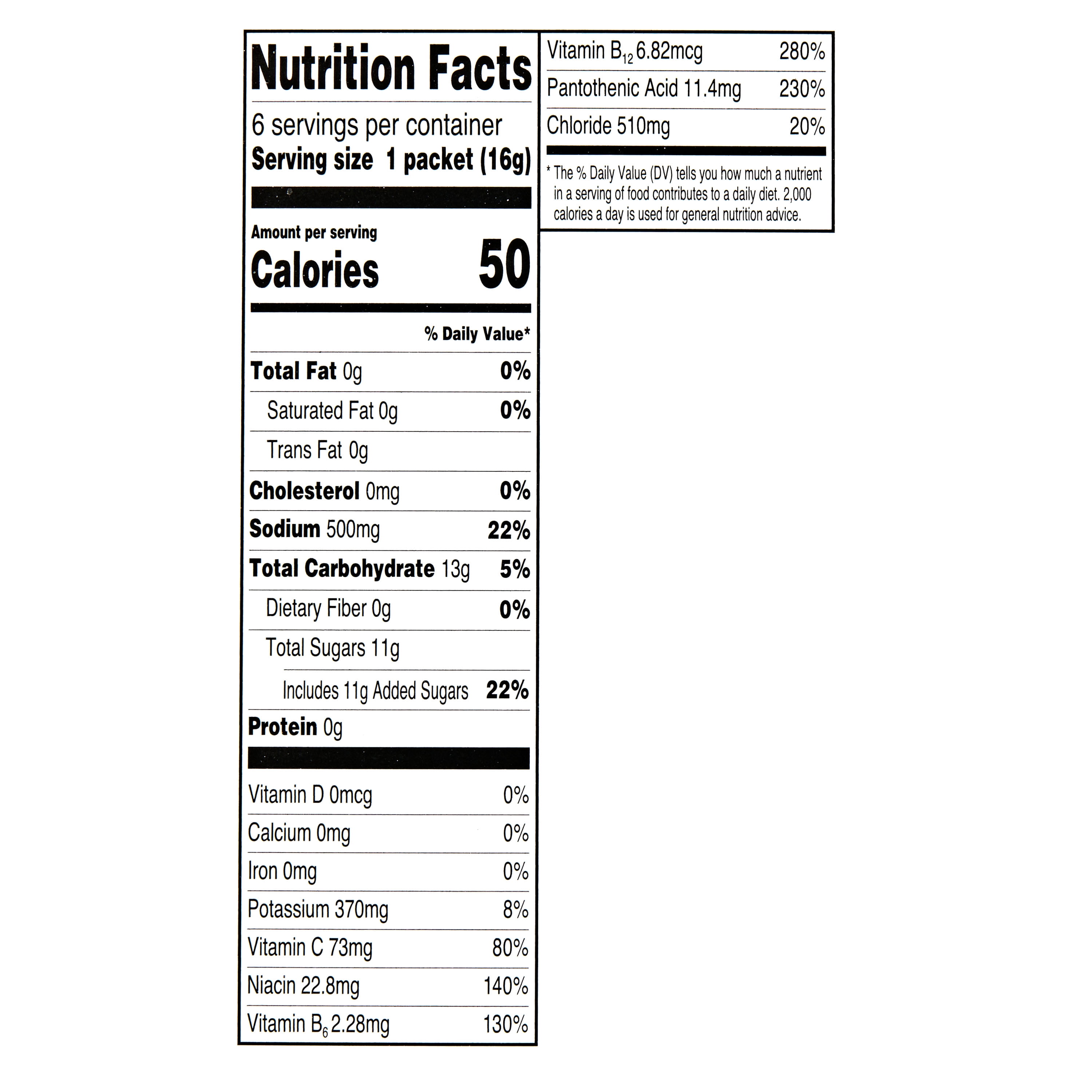(3 pack) Great Value Strawberry Hydration Powdered Liquid Drink Mix, 0.56 oz, 6 Packets