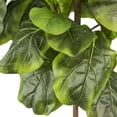 thumbnail image 5 of LCG Florals Artificial Tree, Fig Tree, 6 ft, Black Metal Container, 5 of 8