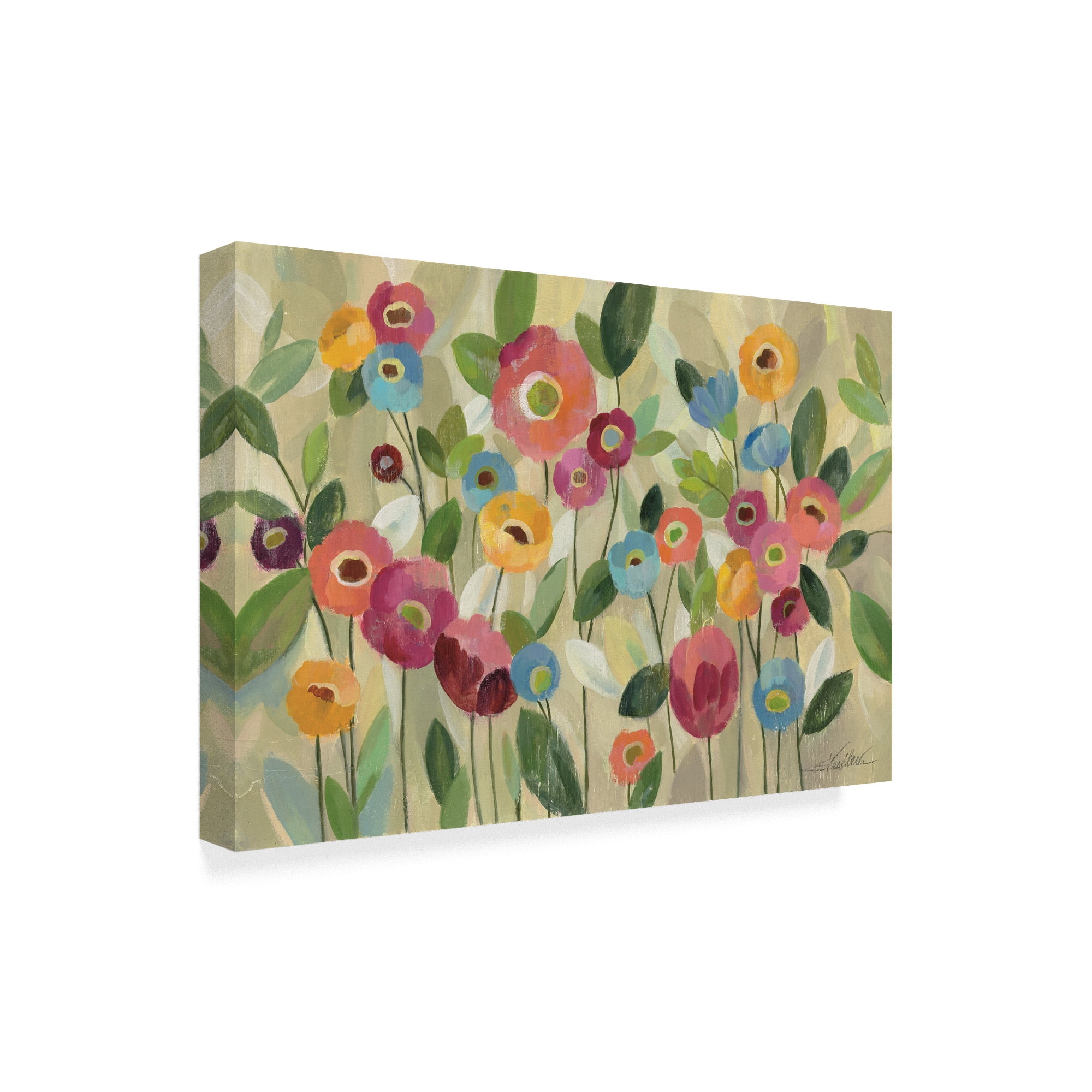 Trademark Fine Art 'Fairy Tale Flowers V' Canvas Art by Silvia Vassileva