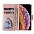 thumbnail image 3 of Compatible with iPhone X/ XS Premium Vintage PU Leather Magnetic Closure Case with Strap Flip Cover, 3 of 5
