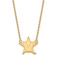 thumbnail image 2 of Beautiful 10ky LogoArt Vanderbilt University Large Pendant w/Necklace, 2 of 5