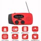 thumbnail image 2 of Radio portátil multifunción con manivela manual para prevención de desastres con luz LED de emergencia inalámbrica con 3 LED, 2 of 5