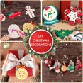 thumbnail image 4 of Adornos Navideños OurWarm de Madera sin Terminar 60 piezas con Marcadores, 4 of 8