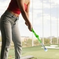 thumbnail image 6 of harayaa Golf Swing Trainer Aid Golf Practice Nonslip Training Aid Telescopic Warm up Rod Green, 6 of 9