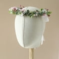 thumbnail image 4 of Bohemian Style Floral Hair Wreaths Wedding Headpieces for Special Occasion, 4 of 17