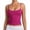 Hot Pink, variant on Shadoumai Women's Basic Double Lined Scoop Neck Tank Tops Adjustable Cami Tank Summer Sleeveless Tops