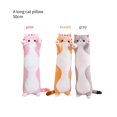 thumbnail image 2 of Ounissouiy Cojín de gato, almohadas de descanso, decoración de sofá cama, juguetes de peluche, regalo de Festival, muñeco de animales, juguete Animales de peluche y juguetes de peluche Naranja, 2 of 6
