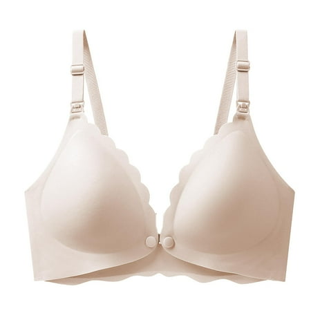 Minimizer Bras for Women Women s Wireless Nursing Bra Double Opening Thin And Comfortable Provides Lift And Support Breathable And Suitable For Pregnant Women Push Up Bras for Women(Size:38/85)