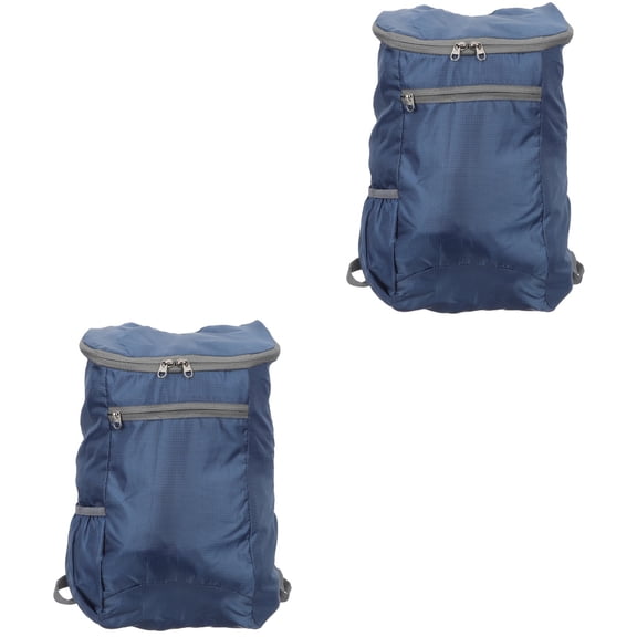 OUNONA 2pcs Outdoor Backpack Large Capacity Backpack Waterproof Backpack Lightweight Travel Backpack