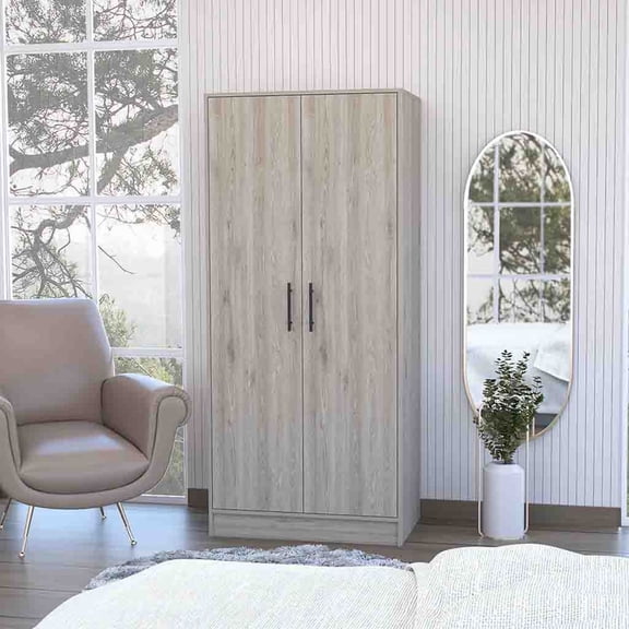 Newboti Furniture Rio Double Door Armoire, One Cabinet, Hidden Drawer BN.0006