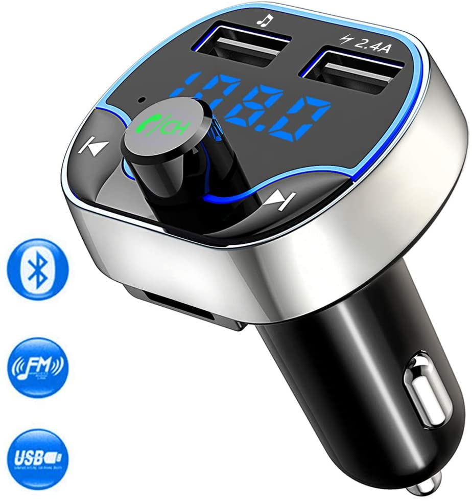 FM Transmitter Car Bluetooth, Wireless Mp3 Player Radio Adapter Car Kit