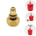 thumbnail image 1 of Gas Furnace Connector Haute Résistance Taille Compacte Étanche Résistant à la Corrosion Gas Furnace Conversion Head Metal Connector Device Camping Fournitures, 1 of 7
