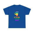 thumbnail image 4 of It's OK to Be Gay LGBT Queer Pride Day Rainbow Lesbian Gay Womens Plus Size Tops, 4 of 8
