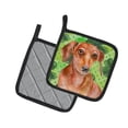 thumbnail image 2 of Caroline's Treasures Red Dachshund St Patrick's Pair of Pot Holders, 2 of 2