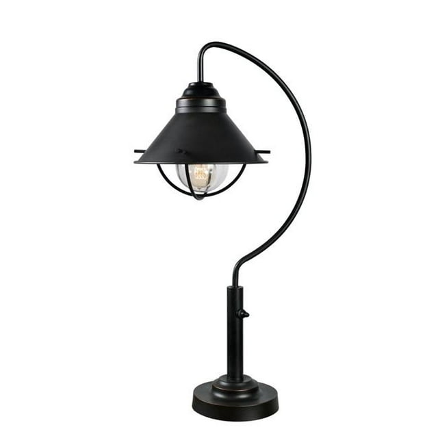 Kenroy Home 33154ORB Lampe de Table Extérieure 10 x 27 Po - Bronze Frotté à l'Huile