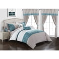 thumbnail image 3 of Sonita 20-Piece Floral Pattern Bedding Set With Comforter, Sheets & Curtains, Multiple Colors, 3 of 10