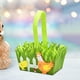 Pisexur Panier de Pâques pour les Enfants Sacs de Pâques avec Poignée, Sacs Réutilisables pour Gâteries de Pâques Non-Tissé Poulet Lapin Sac Cadeau de Bonbons de Pâques pour les Faveurs de Fête de Pâques – image 4 sur 6