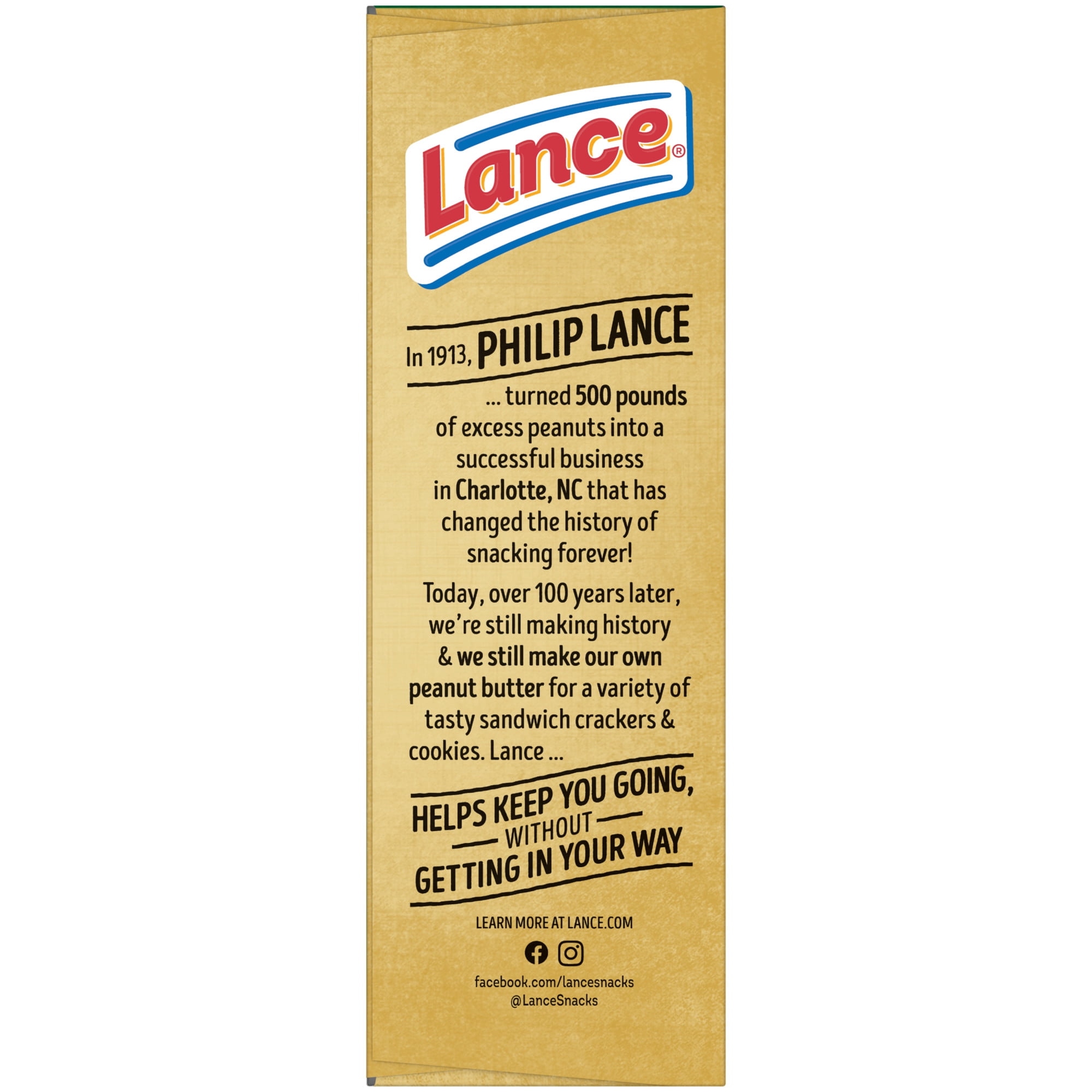 (3 pack) Lance Sandwich Crackers, Captain's Wafers Cream Cheese and Chives, 10 Packs, 6 Sandwiches Each