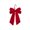 Red-2, variant on Hanging Bow Christmas Tree Top Bow, Large Decorative Bow for Treetops Doorways Staircases, Holiday Gifting Bow for Festive Home Display