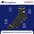 thumbnail image 4 of Calcetines Champion High Quarter para mujer, paquete de 6, 4 of 6